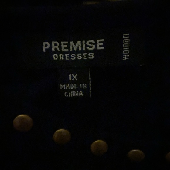 Premise Dresses, 1X, Navy blue - Picture 3 of 3